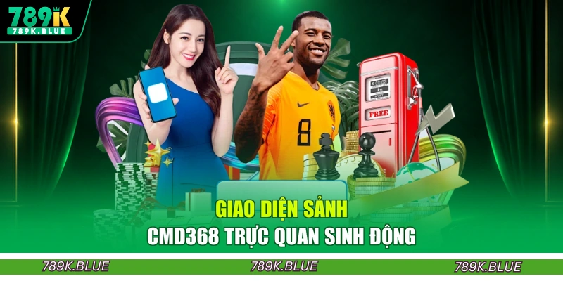 Giao diện Sảnh CMD368 trực quan sinh động